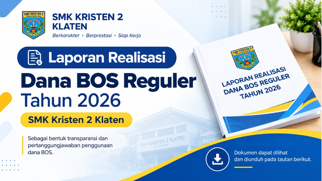 Laporan Realisasi Dana BOS Reguler Tahun 2026